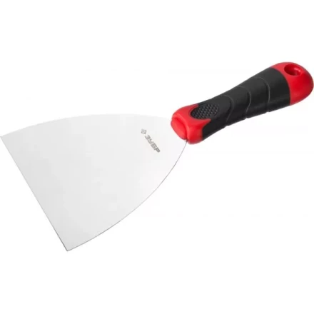 Шпатель ЗУБР "МАСТЕР", профилированное нержавеющее полотно, 2к ручка, 120мм 10072-12 купить в Нижневартовске