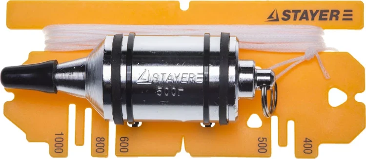 Отвес STAYER "PROFI" строительный со шнуром, с противоударными ободками, 500 г 06352-50 купить в Нижневартовске