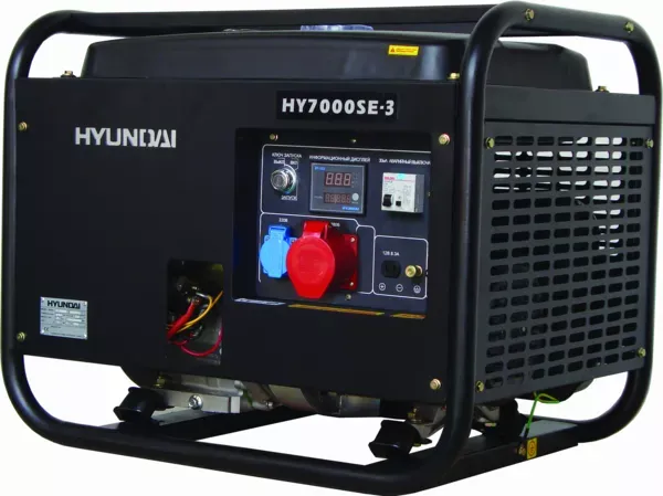 Бензогенератор Hyundai HY 7000SE-3 + колеса купить в Нижневартовске