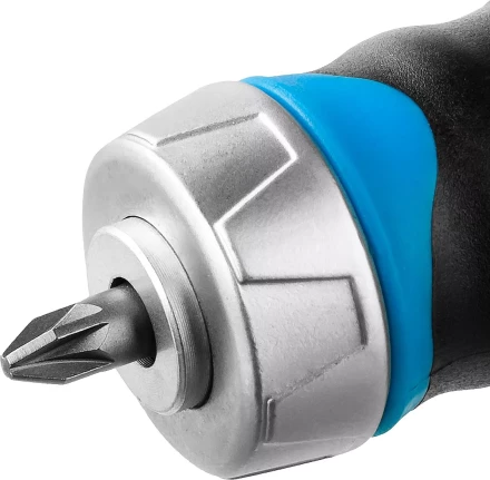 Набор ЗУБР &quot;ПРОФЕССИОНАЛ&quot;: Отвертка реверсив с двухкомп рукоят, насадки, CrMo, рукоят с отсеком для хранения бит, 38 предметов 25352-H38 купить в Нижневартовске