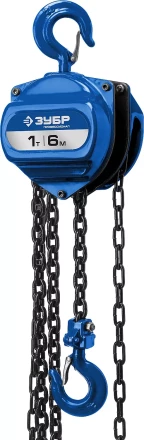 Таль цепная "ТШ-1-6" шестеренная, ЗУБР Профессионал 43082-1, 1т / 6м 43082-1_z01 купить в Нижневартовске