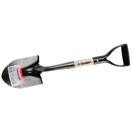Лопата ЗУБР "МАСТЕР" ЗАВИДОВО автомобильная, деревянный черенок из дуба, пластиковая рукоятка, 210х150x660мм 39355_z01 купить в Нижневартовске