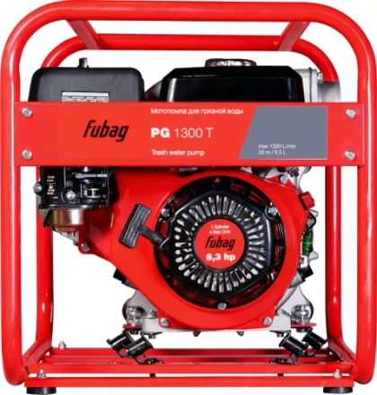 Мотопомпа Fubag PG 1300 T для сильнозагрязненной воды купить в Нижневартовске