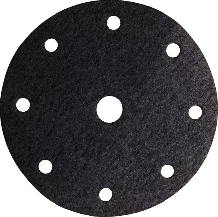 Круг шлифовальный URAGAN "Универсальный водостойкий с покрытием стеарата цинка" на липучке, 9 отв., P180, 150мм, 50шт 907-44114-180-50 купить в Нижневартовске
