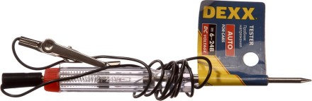Пробник напряжения DEXX, автомобильный, 6-24В, 120мм 25731-24V купить в Нижневартовске
