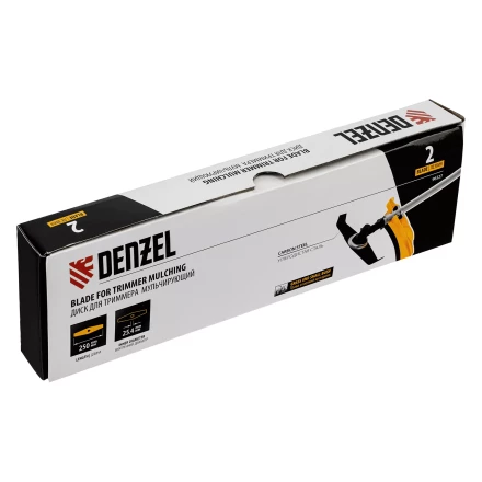 Диск для триммера  мульчирующий, 250 х 25,4 толщина 3 мм, 2 лезвия// Denzel 96327 купить в Нижневартовске