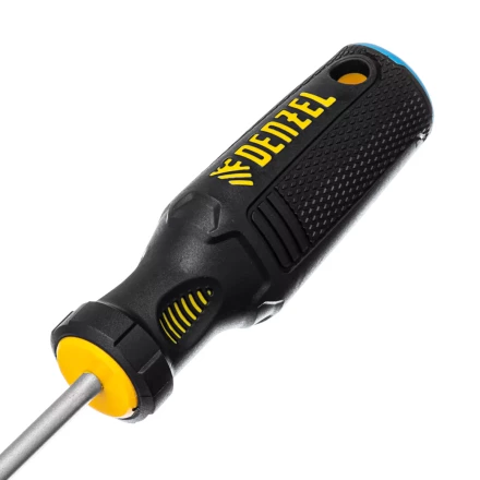 Отвертка, SL5x150 мм, S2, 3к рукоятка Denzel 121977 купить в Нижневартовске