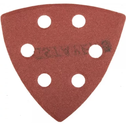 Треугольник шлифовальный универсальный STAYER "MASTER" на велкро основе, 6 отверстий, Р180, 93х93х93мм, 5шт 35460-180 купить в Нижневартовске