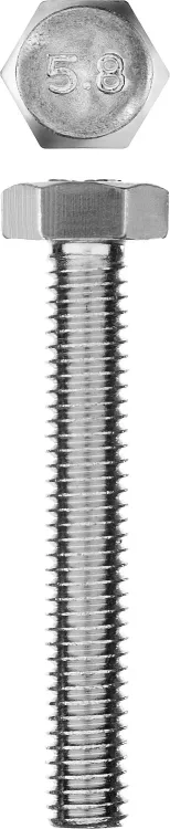 Болт ГОСТ 7798-70, M6 x 40 мм, 5 шт, кл. пр. 5.8, оцинкованный, ЗУБР 303086-06-040 купить в Нижневартовске