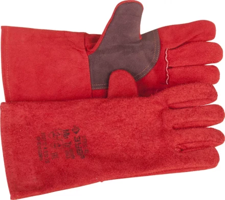 Термостойкие краги ЗУБР &quot;МАСТЕР&quot; для сварки и тяжелых механических работ, спилковые, с подкладкой, 350мм 11334-XL купить в Нижневартовске