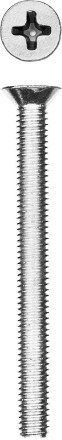 Винт DIN 965, M5 x 50 мм, 5 шт, кл. пр. 4.8, оцинкованный, ЗУБР 303116-05-050 купить в Нижневартовске