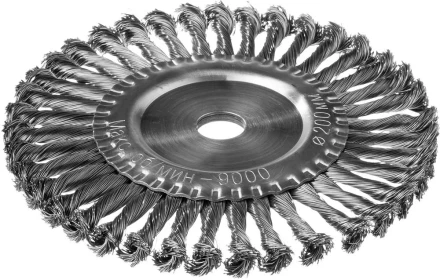 DEXX. Щетка дисковая для УШМ, жгутированная стальная проволока 0,5мм, 200ммх22мм 35100-200 купить в Нижневартовске