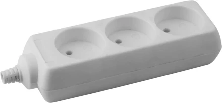 Колодка DEXX для удлинителя, 3 гнезда, макс мощность 3500Вт 55100-3 купить в Нижневартовске