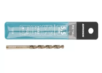 Сверло спиральное по металлу, 5,5 мм, HSS-Co  GROSS 72319 купить в Нижневартовске