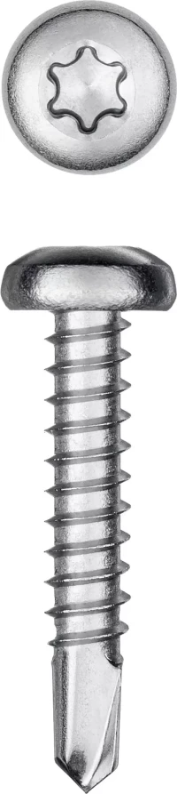 Нержавеющие саморезы DS-P с полукруглой головкой, коробка 300931-35-025