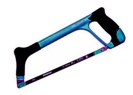 Ножовка по металлу GROSS PIRANHA 300 мм трехкомпонентная металлопластиковая рамка 77602 купить в Нижневартовске