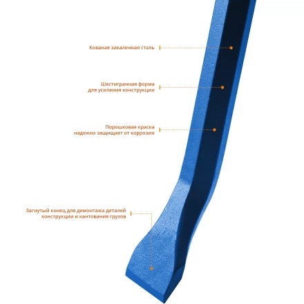 Ломы монтажные шестигранные серия ПРОФЕССИОНАЛ купить в Нижневартовске