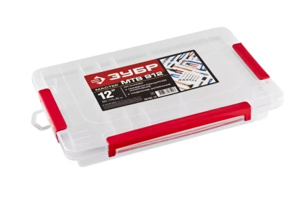 Органайзер ЗУБР "МАСТЕР" для крепежа и принадлежностей, 297х175х45мм (12") 38192-12 купить в Нижневартовске