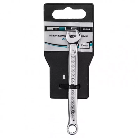 Ключ комбинированный 7 мм CrV антислип Stels 15244 купить в Нижневартовске