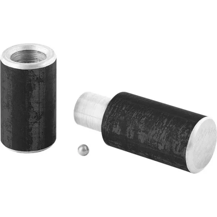 Петля гаражная с шаром D 18 x 100 мм 4 шт Россия Сибртех 920033 купить в Нижневартовске