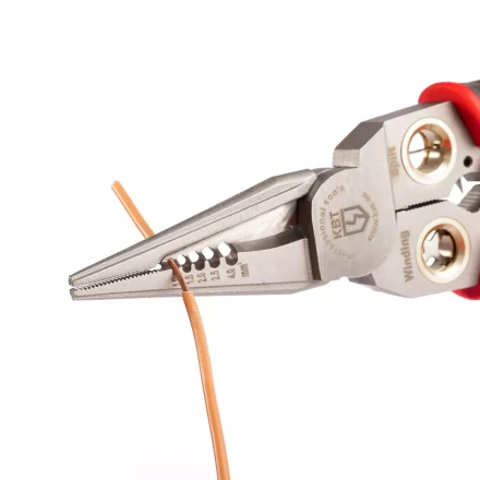 Мультитул-длинногубцы КВТ MT-03 (6 в 1) с функцией снятия изоляции и резки (102401) купить в Нижневартовске