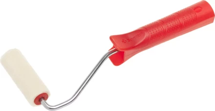 Мини-валик ЗУБР "ЭКСПЕРТ" "ВЕЛЮР", 100% шерсть, ворс 4мм, ручка 6мм, d=15/70мм 03536-07 купить в Нижневартовске