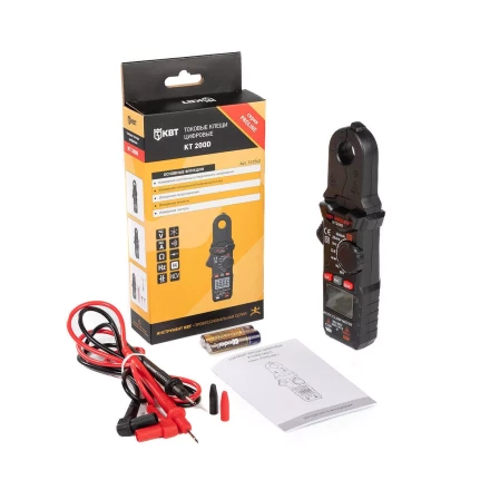 Токоизмерительные клещи КВТ КТ 200D с True RMS (101563) купить в Нижневартовске
