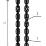 Строп универсальный цепной УСЦ 63 т  L=4 м  8 кл купить в Нижневартовске