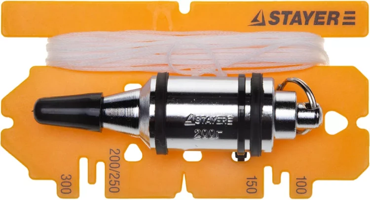 Отвес STAYER "PROFI" строительный со шнуром, с противоударным ободком, 300 г 06352-30 купить в Нижневартовске