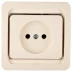 Розетка СВЕТОЗАР "ГАММА" одинарная, цвет бежевый, 16А/~250В SV-54100-B купить в Нижневартовске