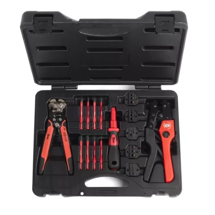 Универсальный набор для резки, снятия изоляции, опрессовки, и монтажа проводов UNI КВТ купить в Нижневартовске