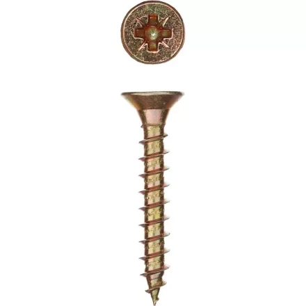 Шурупы ЗУБР "МАСТЕР" по дереву желтопассивированные, 3.5x35мм, 500шт 4-300391-35-035 купить в Нижневартовске