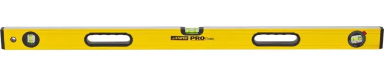 Уровень STAYER "PROFI" PROSTABIL профессион коробчатый, усилен, 2 фрезер поверх, 3 ампулы (1 поворотная), ручки, 100 см 3471-100_z01 купить в Нижневартовске