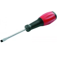 Отвертка ЗУБР "МАСТЕР", хром-ванадиевая сталь, эргономичная двухкомпонентная рукоятка, SL 3,2х75мм 25231-03-07