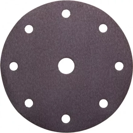 Круг шлифовальный URAGAN "Универсальный водостойкий с покрытием стеарата цинка" на липучке, 9 отв., P240, 150мм, 50шт 907-44114-240-50 купить в Нижневартовске