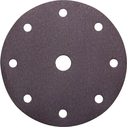 Круг шлифовальный URAGAN "Универсальный водостойкий с покрытием стеарата цинка" на липучке, 9 отв., P240, 150мм, 50шт 907-44114-240-50 купить в Нижневартовске