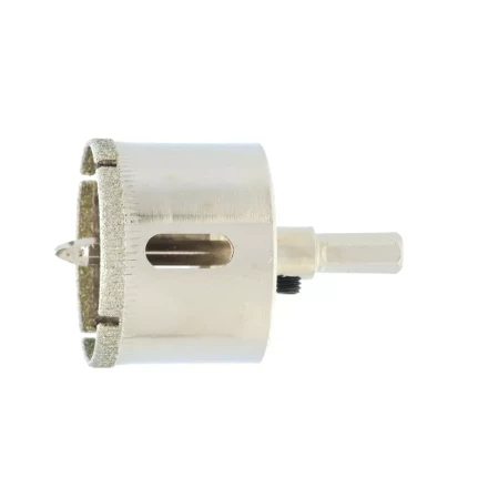 Сверло по керамической плитке и стеклу Сибртех, 40 х 55 мм, шестигранный хвостовик, с центрующим сверлом, 72720 купить в Нижневартовске