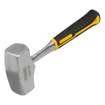 Кувалда 2 кг, цельнометаллическая, двухкомпонентная рукоятка Denzel 11013 купить в Нижневартовске