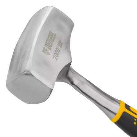 Кувалда 2 кг, цельнометаллическая, двухкомпонентная рукоятка Denzel 11013 купить в Нижневартовске