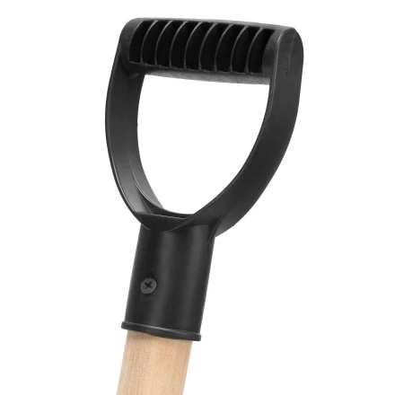 Лопата для уборки снега полипропиленовая Sparta, 275х365х870 мм, деревянный черенок, Россия 61653 купить в Нижневартовске