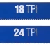 Полотно ЗУБР "ПРОФЕССИОНАЛ" по металлу, биметаллическое 24TPI шаг 1мм, 300мм, 50шт 15855-24-50 купить в Нижневартовске