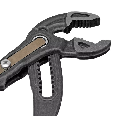 Клещи переставные Denzel 17906, кнопочный механизм, обливные рукоятки, 250 мм купить в Нижневартовске