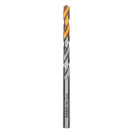 Сверло спиральное по металлу Denzel 5,5 x 93 мм, Р6М5, Golden Tip 718234 купить в Нижневартовске