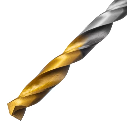 Сверло спиральное по металлу Denzel 5,5 x 93 мм, Р6М5, Golden Tip 718234 купить в Нижневартовске