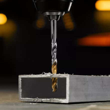 Сверло спиральное по металлу Denzel 5,5 x 93 мм, Р6М5, Golden Tip 718234 купить в Нижневартовске