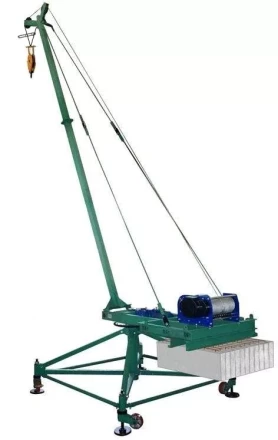 Кран стреловой поворотный &quot;МАСТЕР-3&quot; 1000 кг 50 м с противовесами без колес 1010284 купить в Нижневартовске