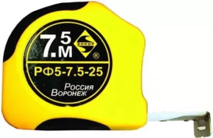 Рулетка 7,5м Велюр c 2-мя фиксаторами Энкор 10103 купить в Нижневартовске