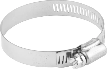 Хомуты ЗУБР "ЭКСПЕРТ", нерж. сталь, просечная лента 12 мм, 57-76 мм, 50 шт 37815-057-76-50 купить в Нижневартовске