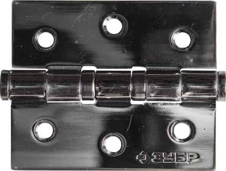 Петля универсальная ЗУБР "ЭКСПЕРТ", 2 подшипника, цвет хром (CP), с крепежом, 75х63х2,5мм, 2 шт 37601-075-2 купить в Нижневартовске