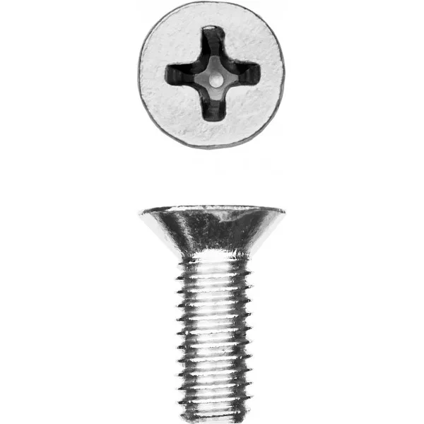 Винт DIN 965, M6 x 16 мм, 9 шт, кл. пр. 4.8, оцинкованный, ЗУБР 303116-06-016 купить в Нижневартовске